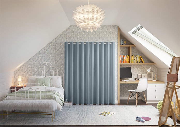 Menton, Tranquil Blue - Made to Measure Curtains - Image 15